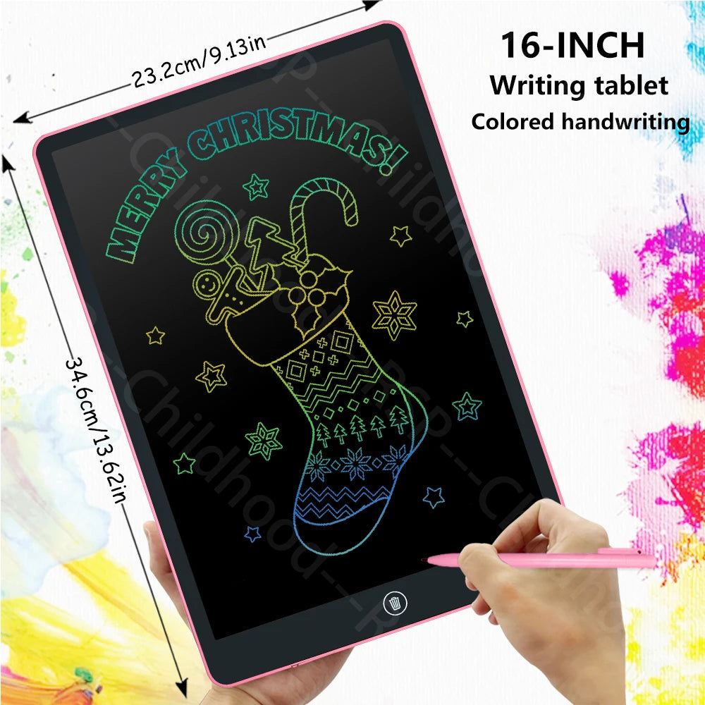 LCD Writing Tablet for Kids – Reusable Drawing Board
