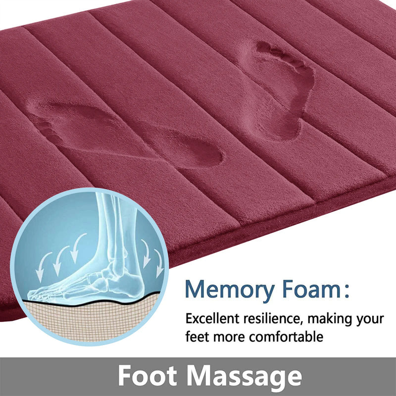 Memory Foam Bath Mat with Non-Slip Backing