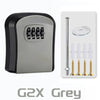 Wall-Mounted 4-Digit Combination Key Lock Box for Secure Key Storage