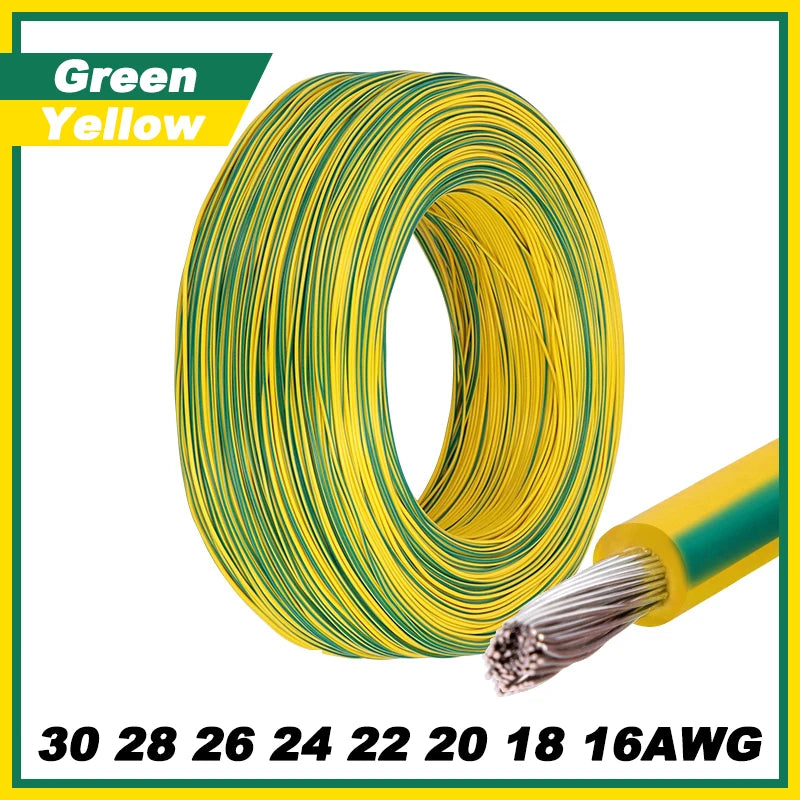 12-Color Tinned Copper Hookup Wire for DIY Projects