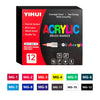 Acrylic Paint Markers with Brush Tip - 36 Color Set