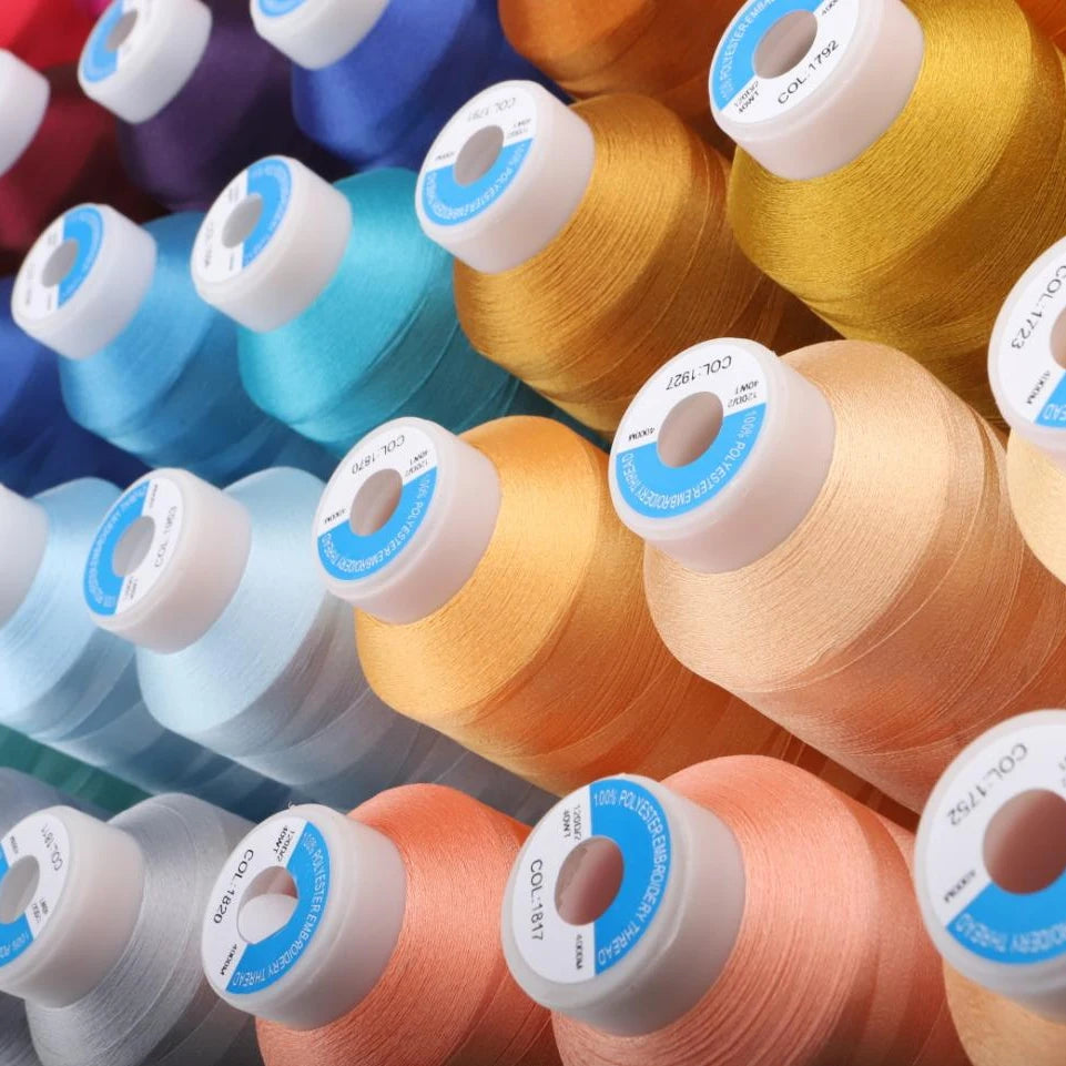 Premium Polyester Embroidery Thread - Large 4000m Spool for Machine & Hand Stitching