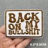 Pink Embroidered Iron-On Letter Patches for Clothing & Accessories