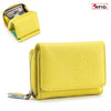 Genuine Leather Mini RFID Wallet for Women