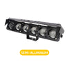 Black high-intensity LED spotlight headlight assembly for off-road vehicles
