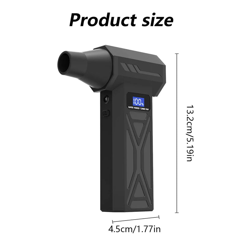 Kabelloser Turbo-Luftgebläse mit LED-Display