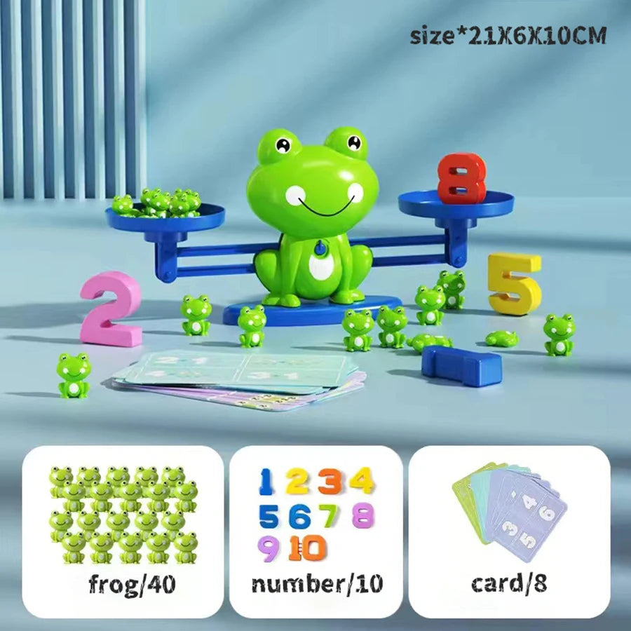 Frog Balance Math Game for Kids | Addition & Subtraction Learning Toy