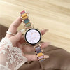 Colorful Resin & Metal Watch Band Strap