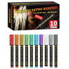 10-Piece Non-Toxic Face Paint Marker Set for Kids & Adults
