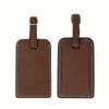 Personalized Faux Leather Passport and Luggage Tag Set
