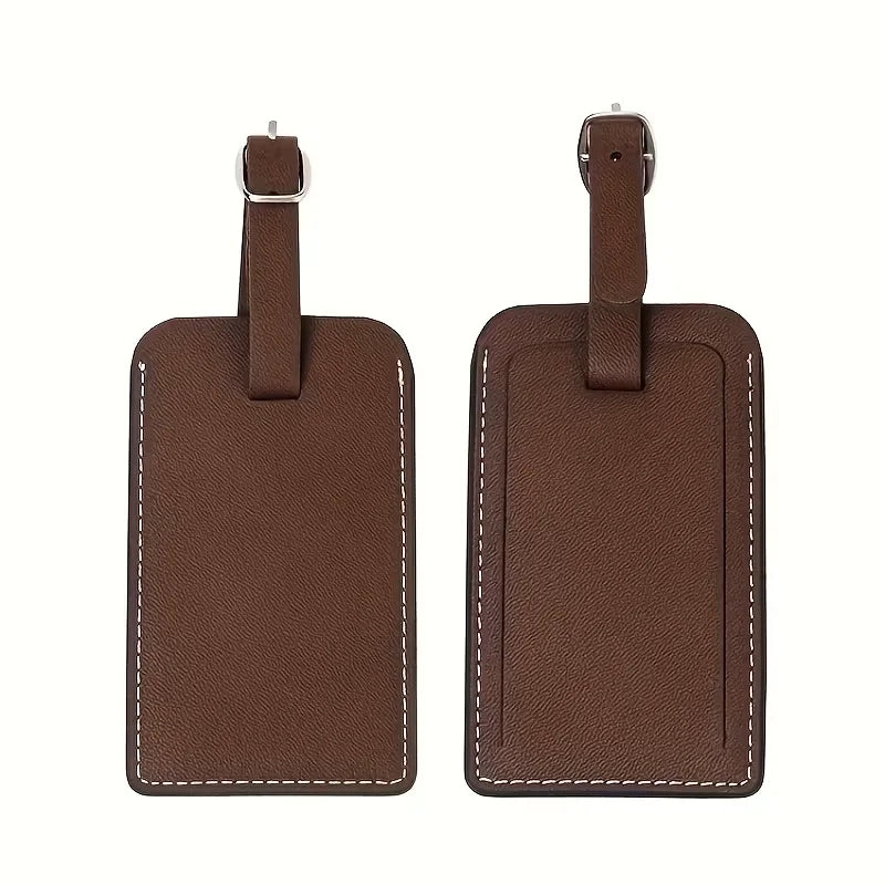 Personalized Faux Leather Passport and Luggage Tag Set