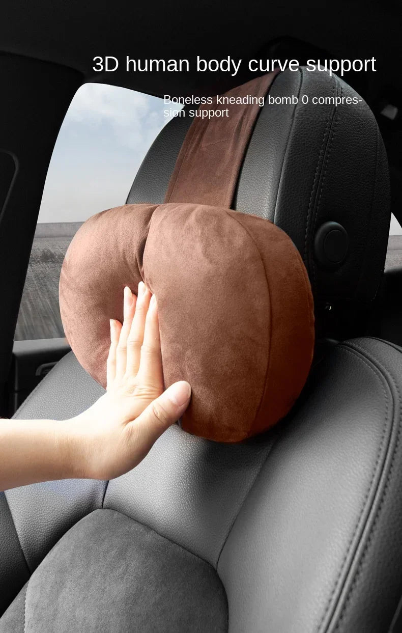 Premium Car Headrest Neck Support Pillow