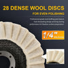 5-Inch Wool Felt Polishing Wheel