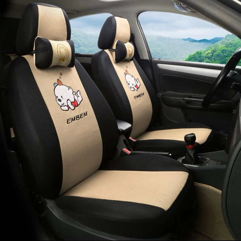 Luxury Universal Car Seat Cover Set – Full Front & Rear Protection