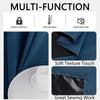 100% Blackout Solid Color Curtains for Bedroom and Living Room