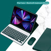 iPad Keyboard Case with Detachable Bluetooth Keyboard and Mouse