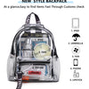 Clear Transparent Backpack for Women – Durable PVC Travel & School Bag