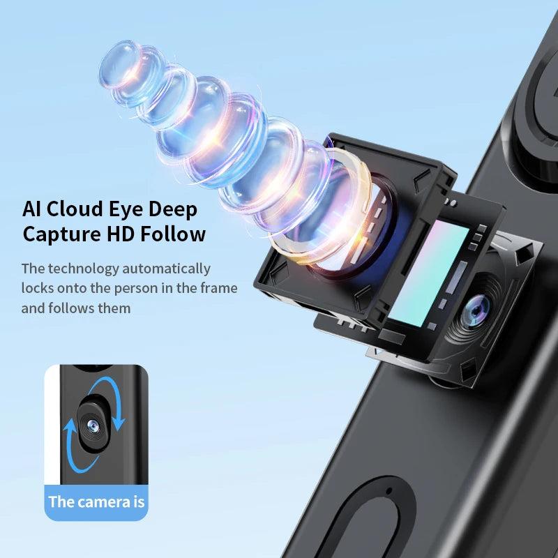 AI Tracking Selfie Stick Tripod with Remote