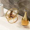 Leaf-Shape Self-Draining Soap Dish with Metal Bracket