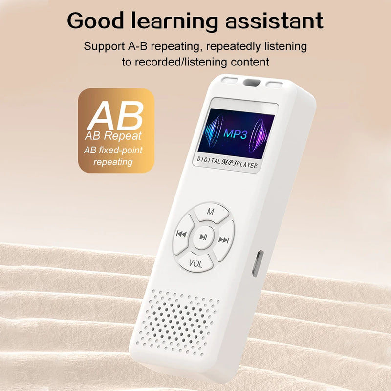 Compact Digital Voice Recorder with FM Radio & Hi-Fi Speaker