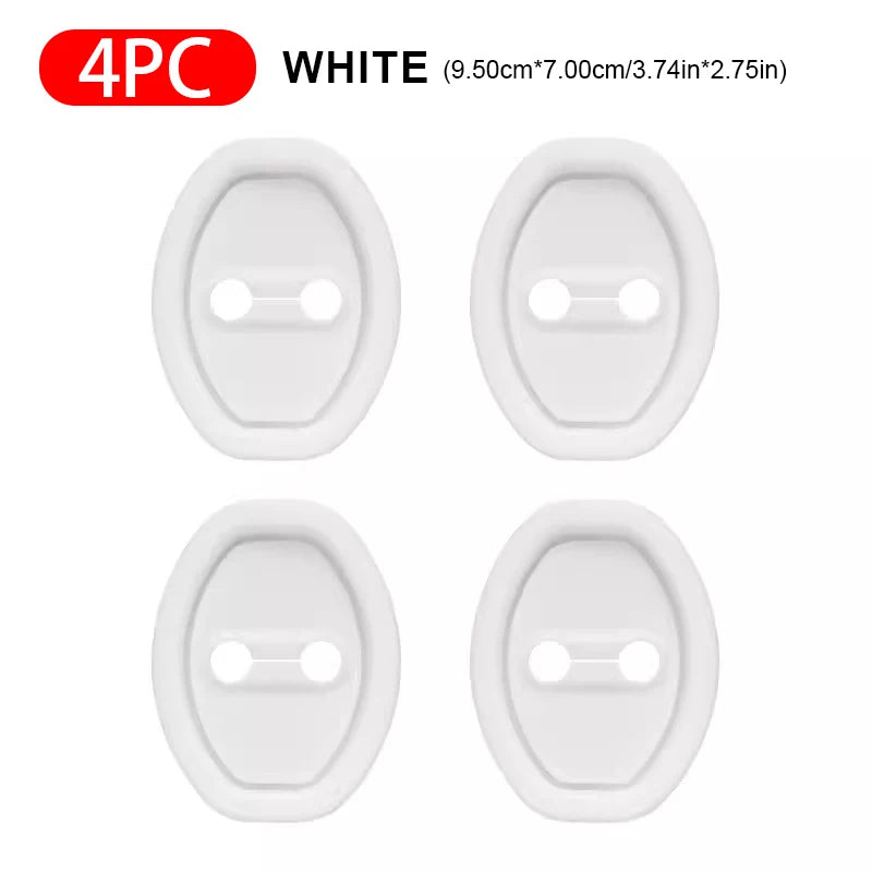 Silicone Car Door Lock Protector Covers (Set of 4)