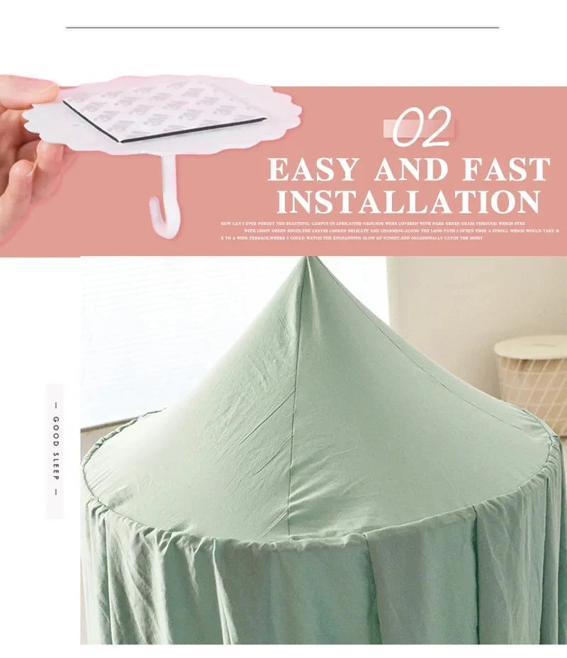 Princess Canopy Bed Net for Kids – Mosquito Protection & Dreamy Room Decor