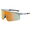Oversized Mirrored Sports Sunglasses