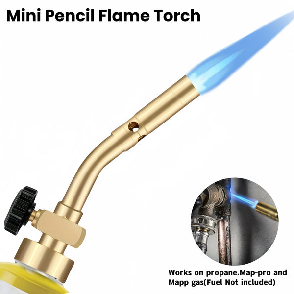 Brass Propane Torch with Precision Pencil Flame