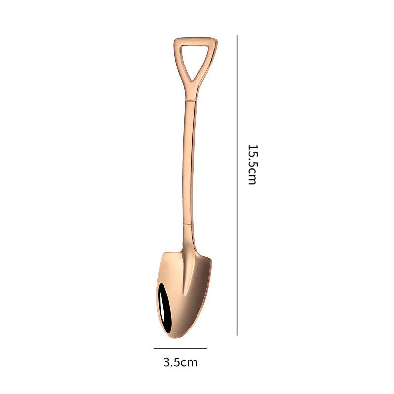 Cuillère à Dessert et à Café en Acier Inoxydable