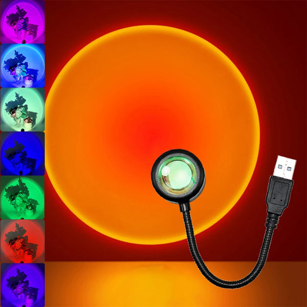 Lampe de Projection Coucher de Soleil