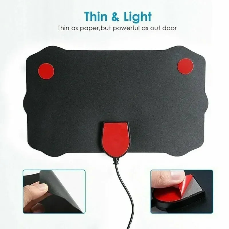 Indoor Digital HDTV Antenna with Signal Amplifier