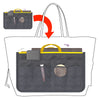 Nylon Handbag Organizer with Multiple Pockets