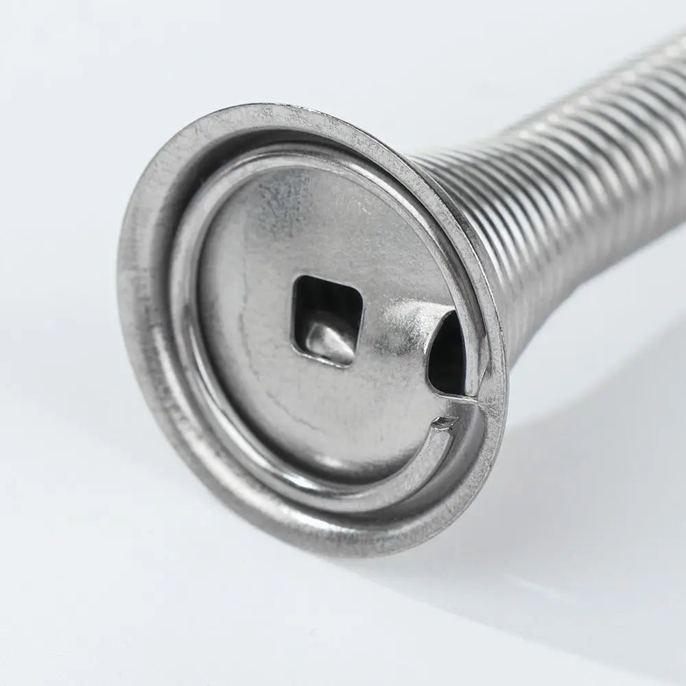 Iron Spring Door Stopper with Wall Protector