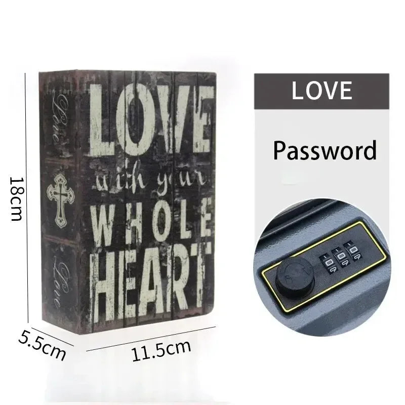 Hidden Dictionary Book Safe with Password Lock