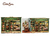 Book Nook DIY Wooden Miniature Kit with LED Lighting