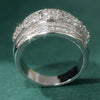 Elegant Women's Eternal Ring with Sparkling Cubic Zirconia