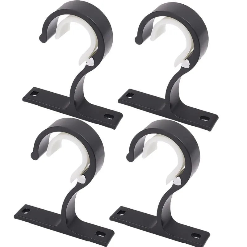 Adjustable Curtain Rod Brackets - Set of 2, 4, or 8