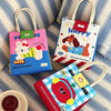 Isolierte Canvas-Lunchtasche