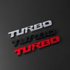 3D Turbocharged Metal Alloy Car Badge Emblem