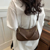 Chic Leder-Crossbody-Tasche mit verstellbarem Riemen