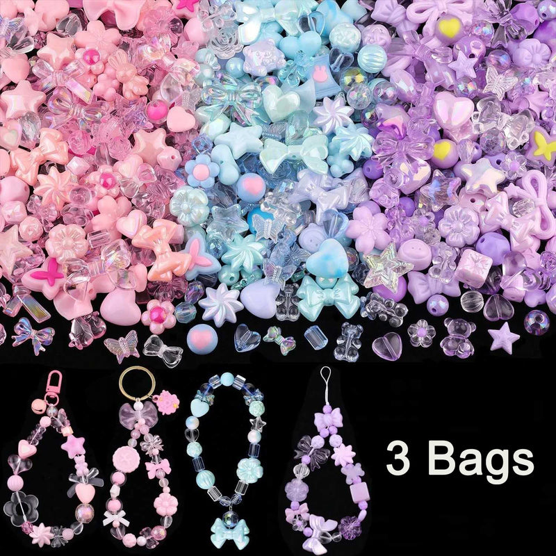 Candy Color Acrylic Beads for DIY Jewelry