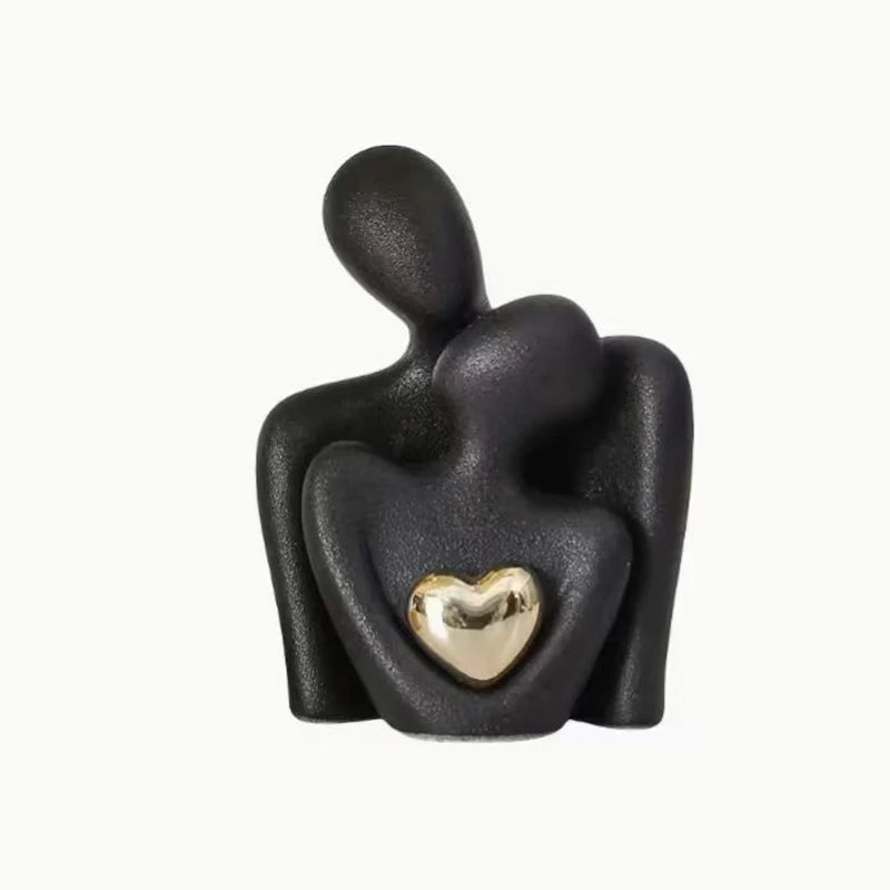Romantic Embrace Couple Statue