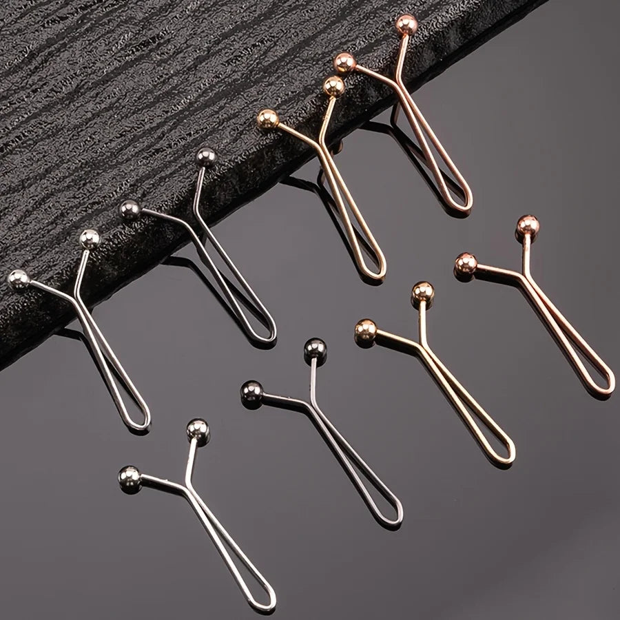 Invisible Waist Metal Clip Set - Adjustable U-Shaped Pant and Shirt Fasteners