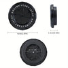 Black rotating engine start and stop button cover with dimensions 5cm/1.97in and 1.5cm/0.59in