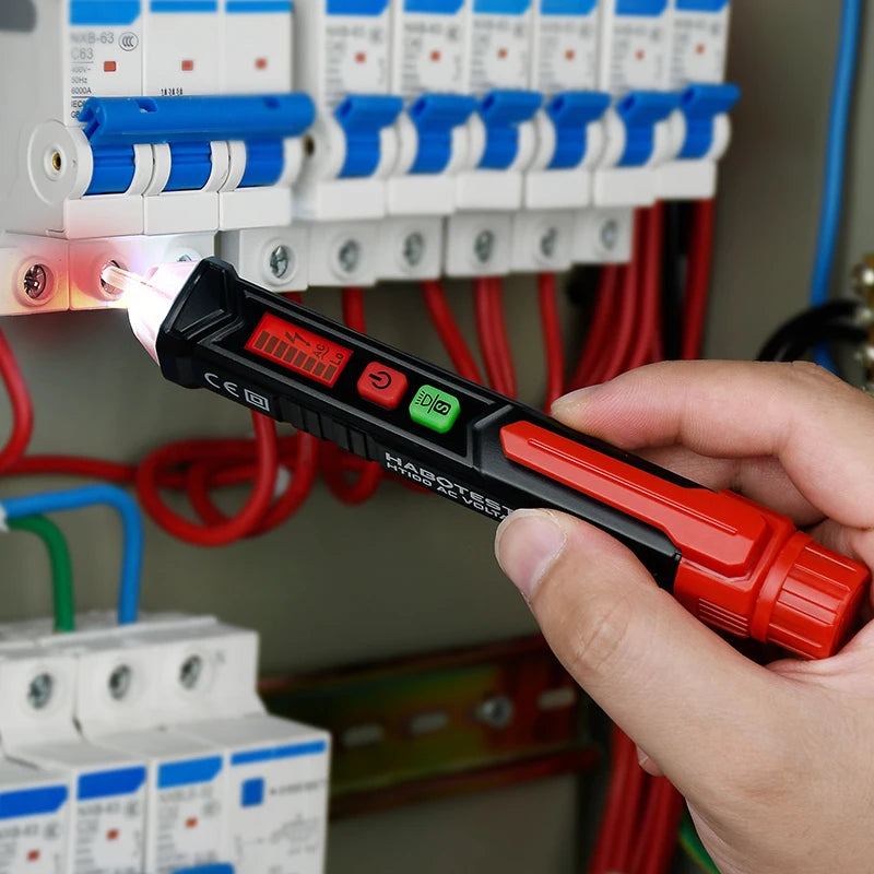 Non-Contact AC Voltage Detector with LCD Display