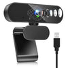 Full HD 1080p Webcam with Built-in Microphone
