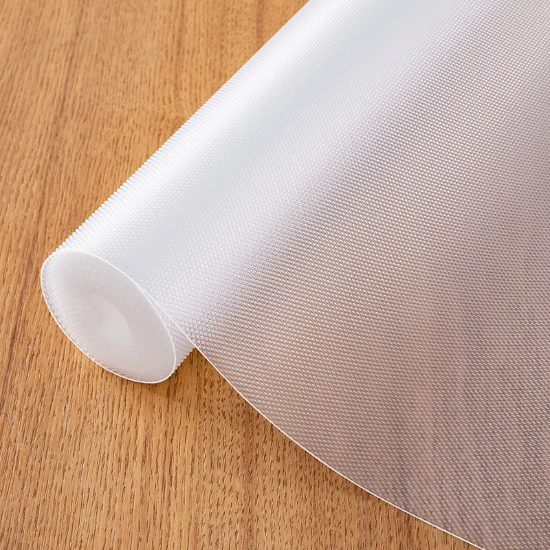 Waterproof Non-Slip Shelf Liner Roll with Daisy Pattern