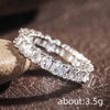 Oval Cubic Zirconia Sterling Silver Ring