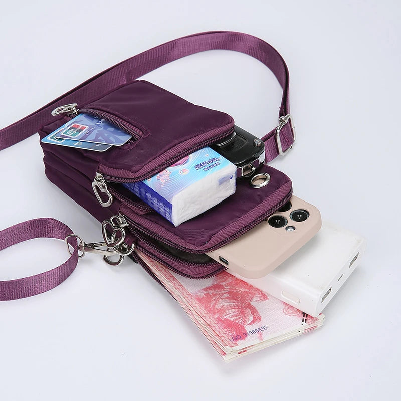 Slim Nylon Crossbody Bag for Everyday Essentials