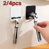 Adhesive Razor Holder for Bathroom Wall